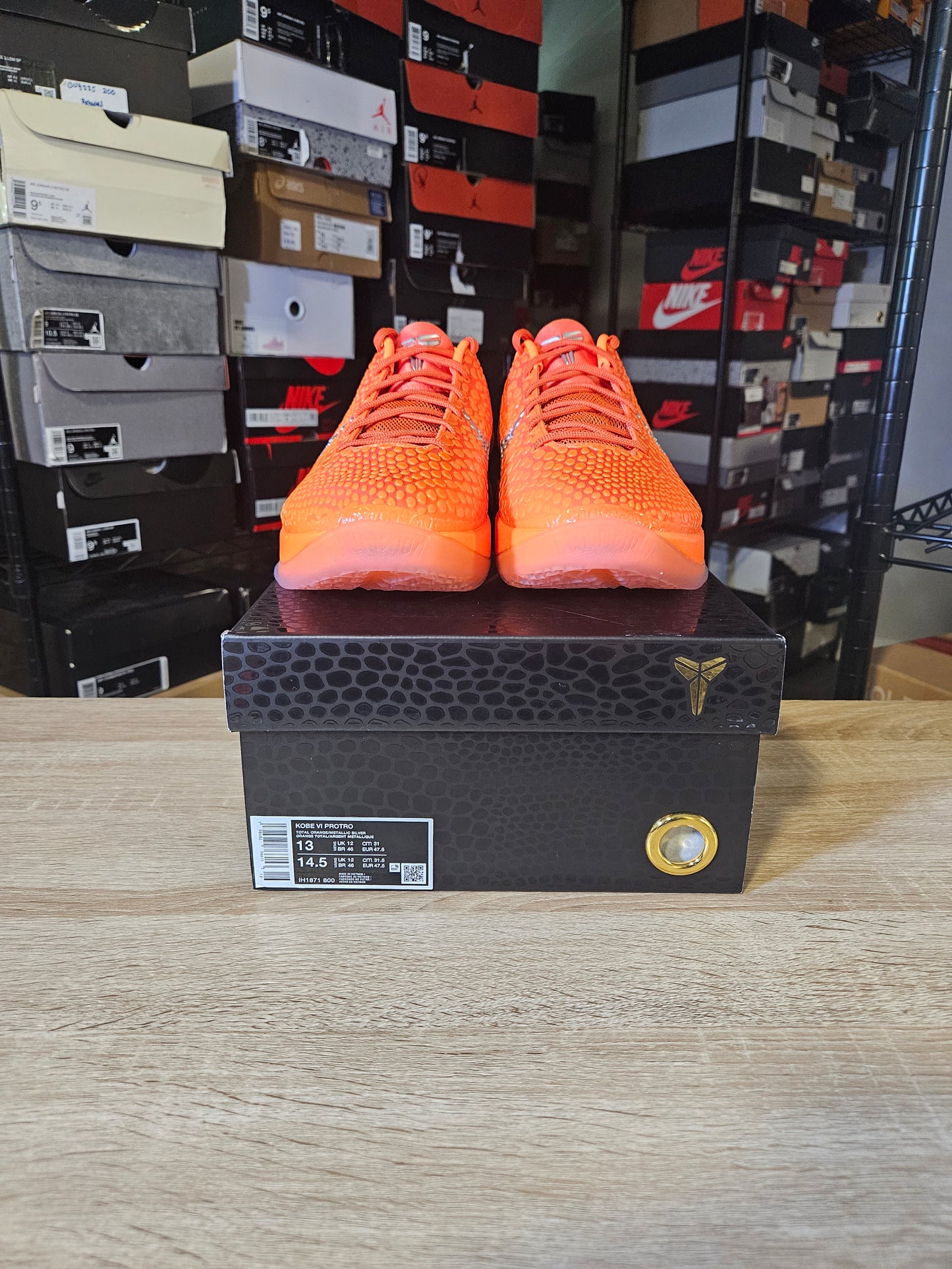 Size 13 - Zoom Kobe 6 Protro Total Orange