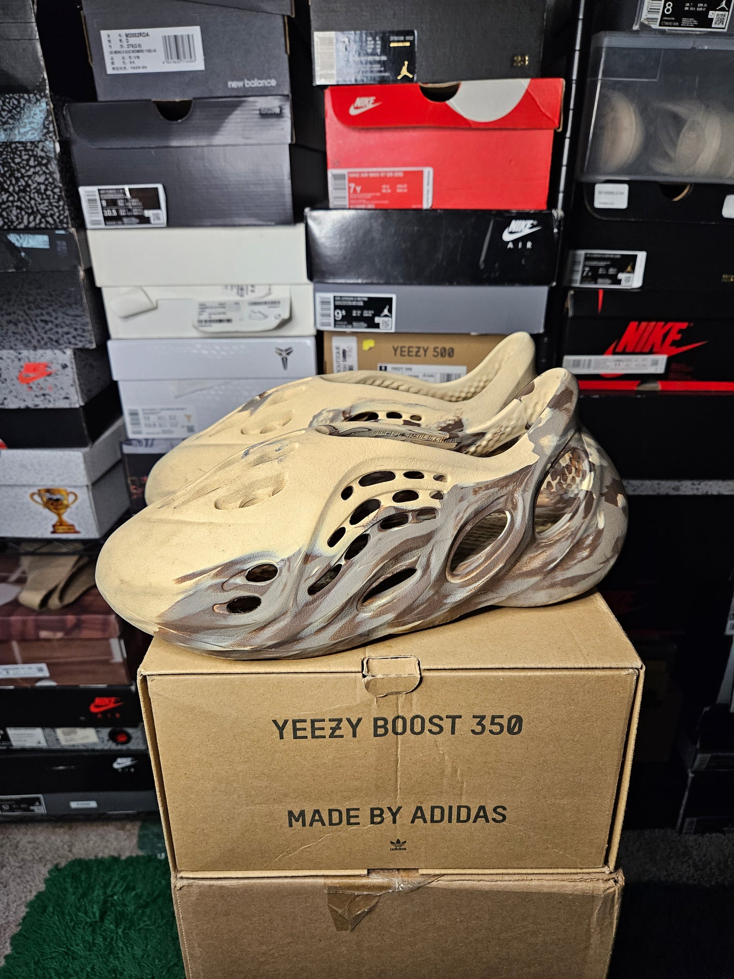 Size 12 - YZY Foam RNNR MX Cream Clay