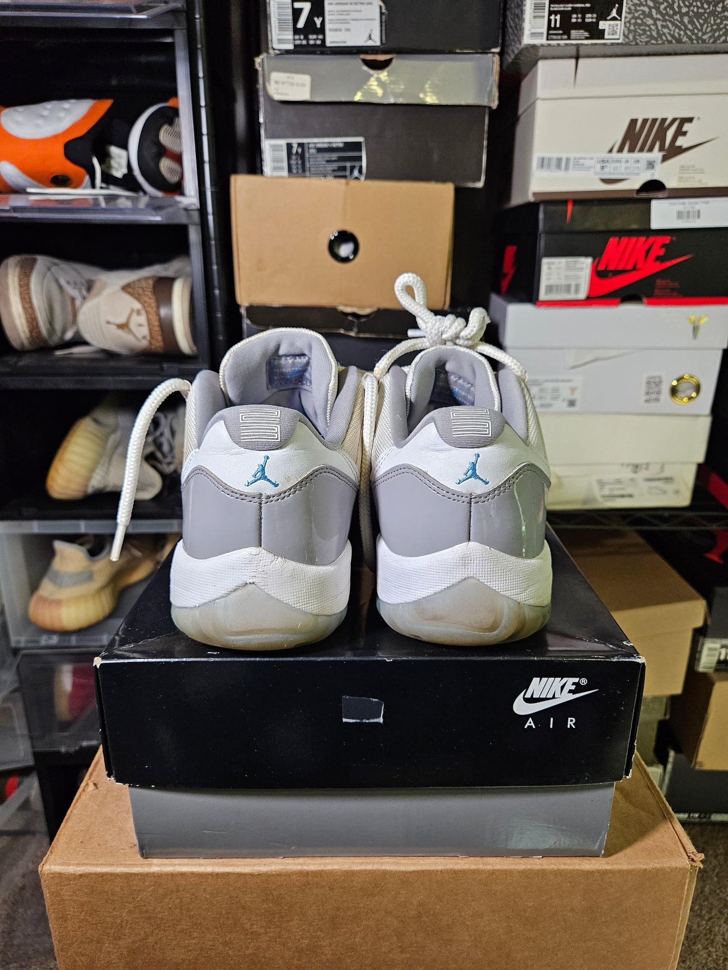 Size 9.5 - AJ 11 Retro Low Cement Grey