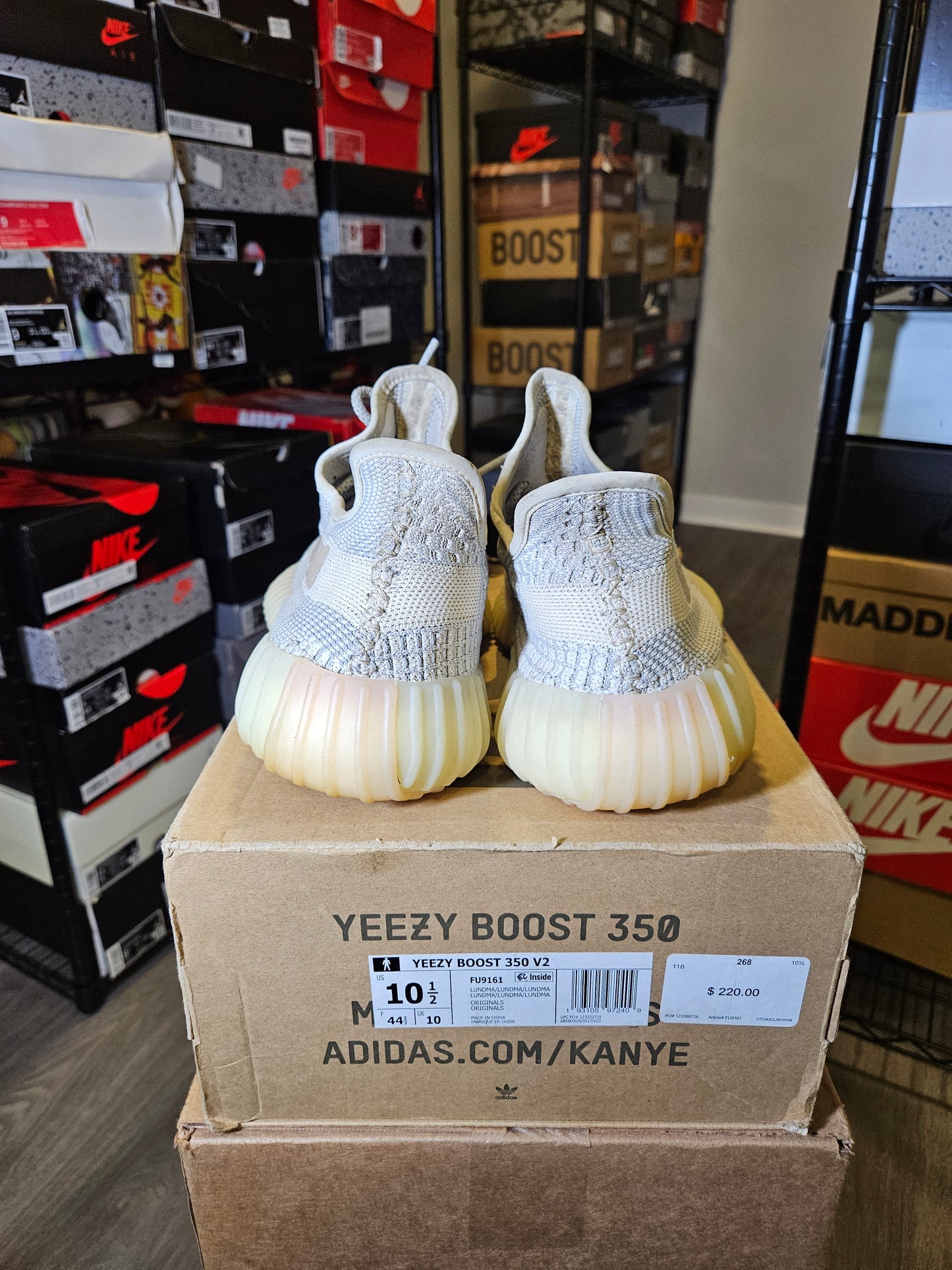 Size 10.5 - YZY 350 V2 Lundmark Reflective