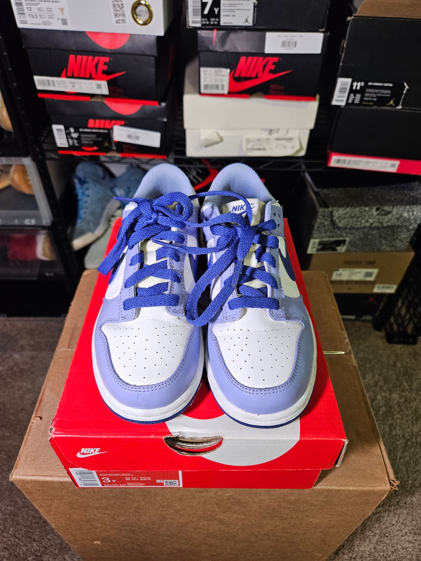 Size 3Y - Dunk Low Blueberry