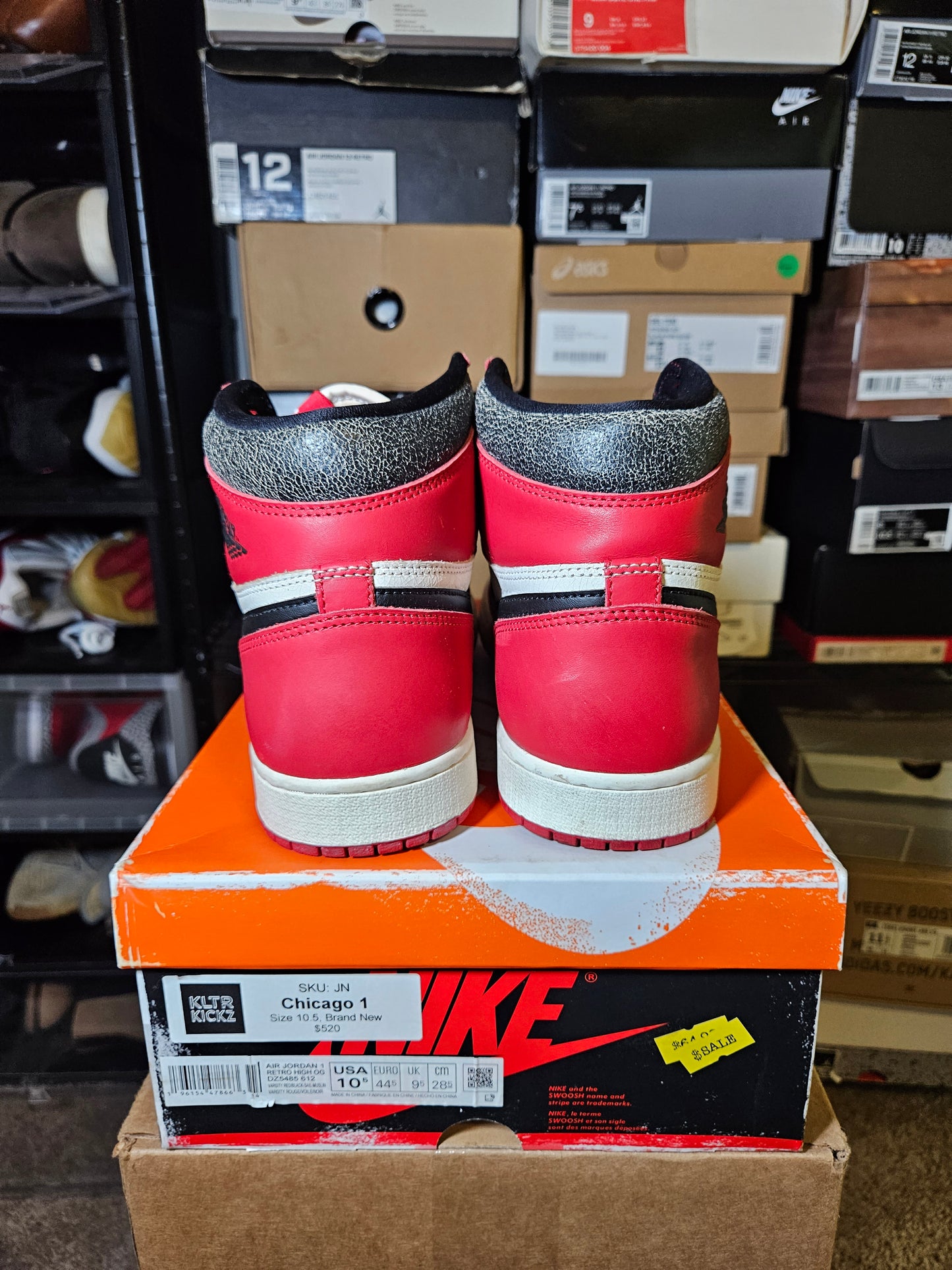 Size 10.5 - AJ 1 Retro High OG Chicago Reimagined Lost & Found 2022
