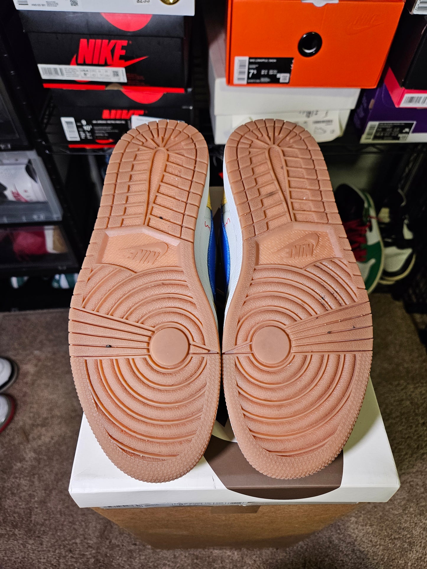 Size 9.5W/8M - Travis Scott x AJ 1 Retro OG SP Low Canary