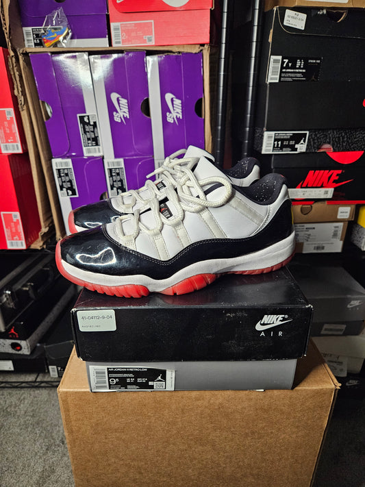 Size 9.5 - AJ 11 Retro Low Concord-Bred